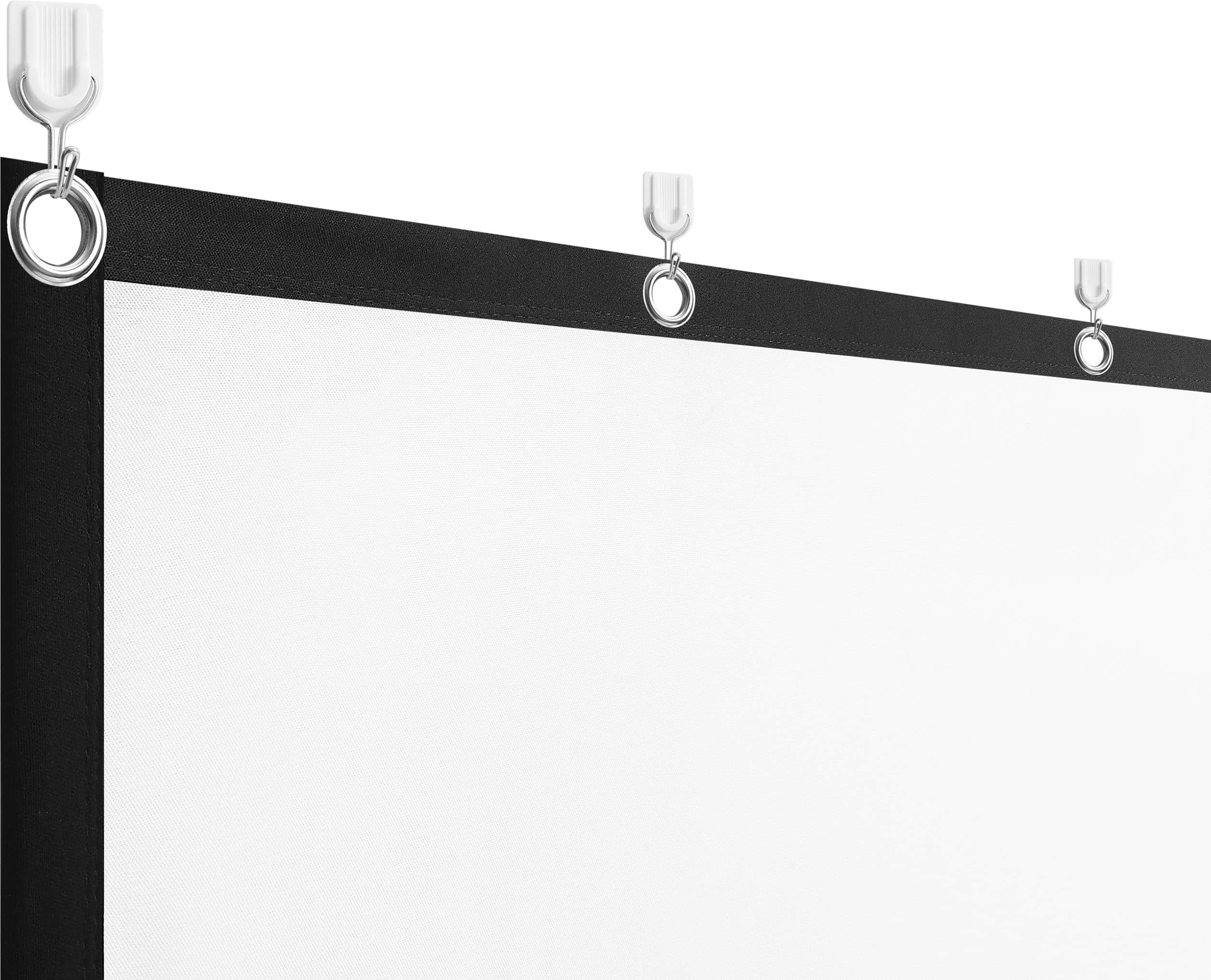 Alt View 11. Insignia™ - 100" Home Theater Portable Folding Projector Screen - White.