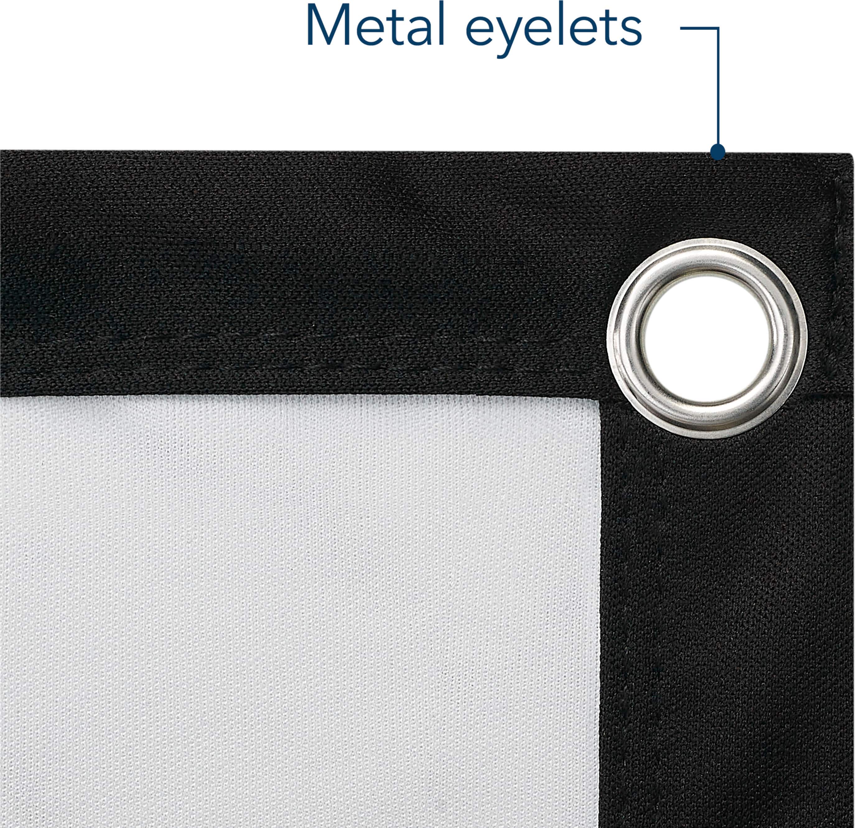 Alt View 14. Insignia™ - 100" Home Theater Portable Folding Projector Screen - White.