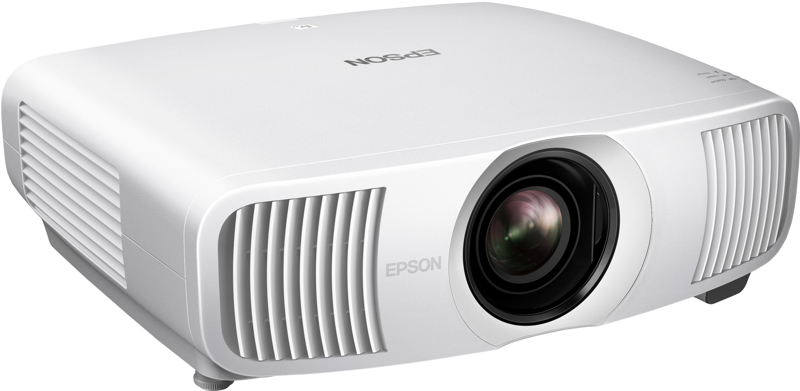 Angle View: Epson - Home Cinema LS11000 4K PRO-UHD Laser Projector, HDR, HDR10+, 2500 lumens, HDMI 2.1, Motorized Lens, 120 Hz, Home Theater - White