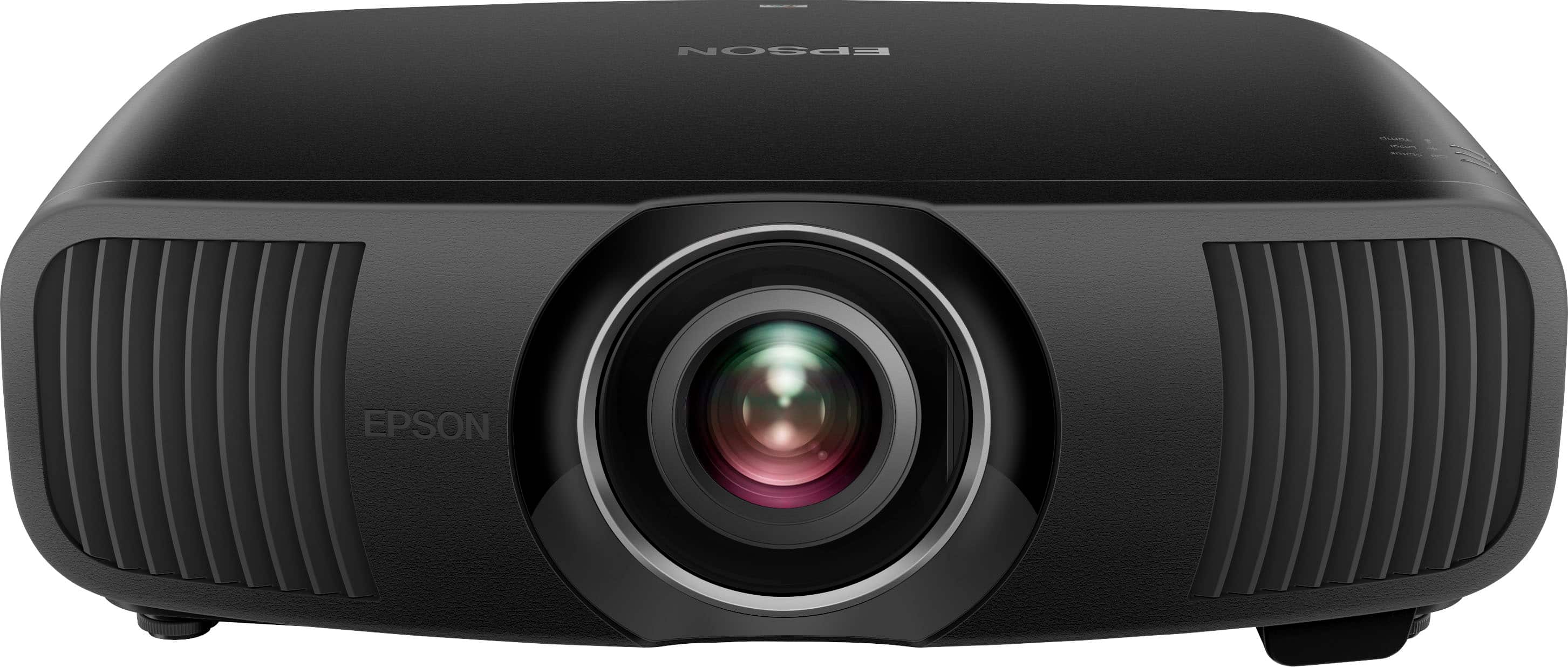 Front. Epson - Pro Cinema LS12000 4K PRO-UHD Laser Projector, HDR, HDR10+, 2700 lumens, HDMI 2.1, Motorized Lens, 120 Hz - UltraBlack.