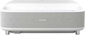 Epson - EpiqVision Ultra LS300 Smart Streaming Laser Short Throw Projector, 3600 lumens - Certified Refurbished - White - Front_Zoom
