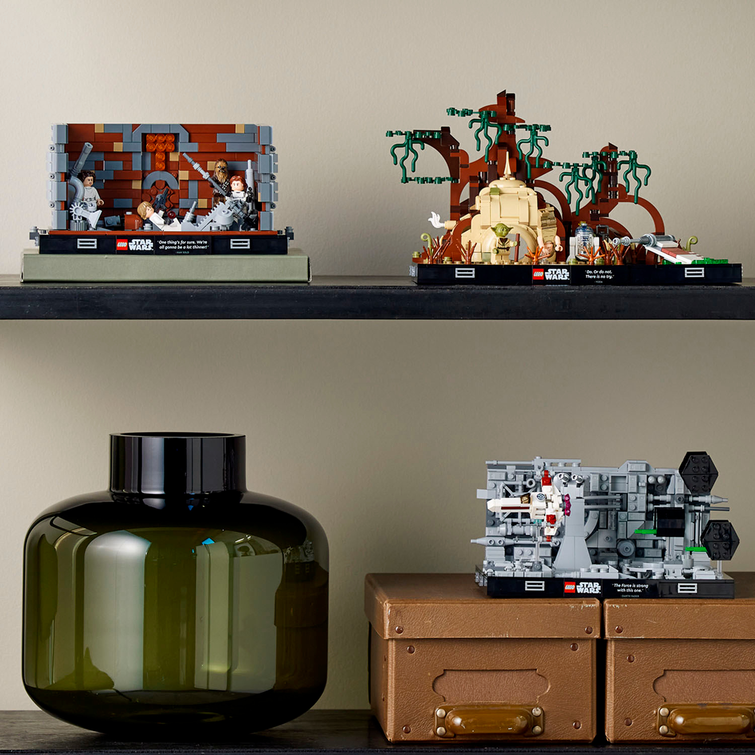 Angle View: LEGO Star Wars Dagobah Jedi Training Diorama 75330 Building Kit (1,000 Pieces)