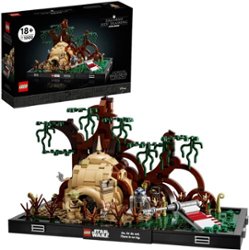 LEGO - Star Wars Dagobah Jedi Training Diorama 75330 Building Kit (1,000 Pieces) - Front_Zoom