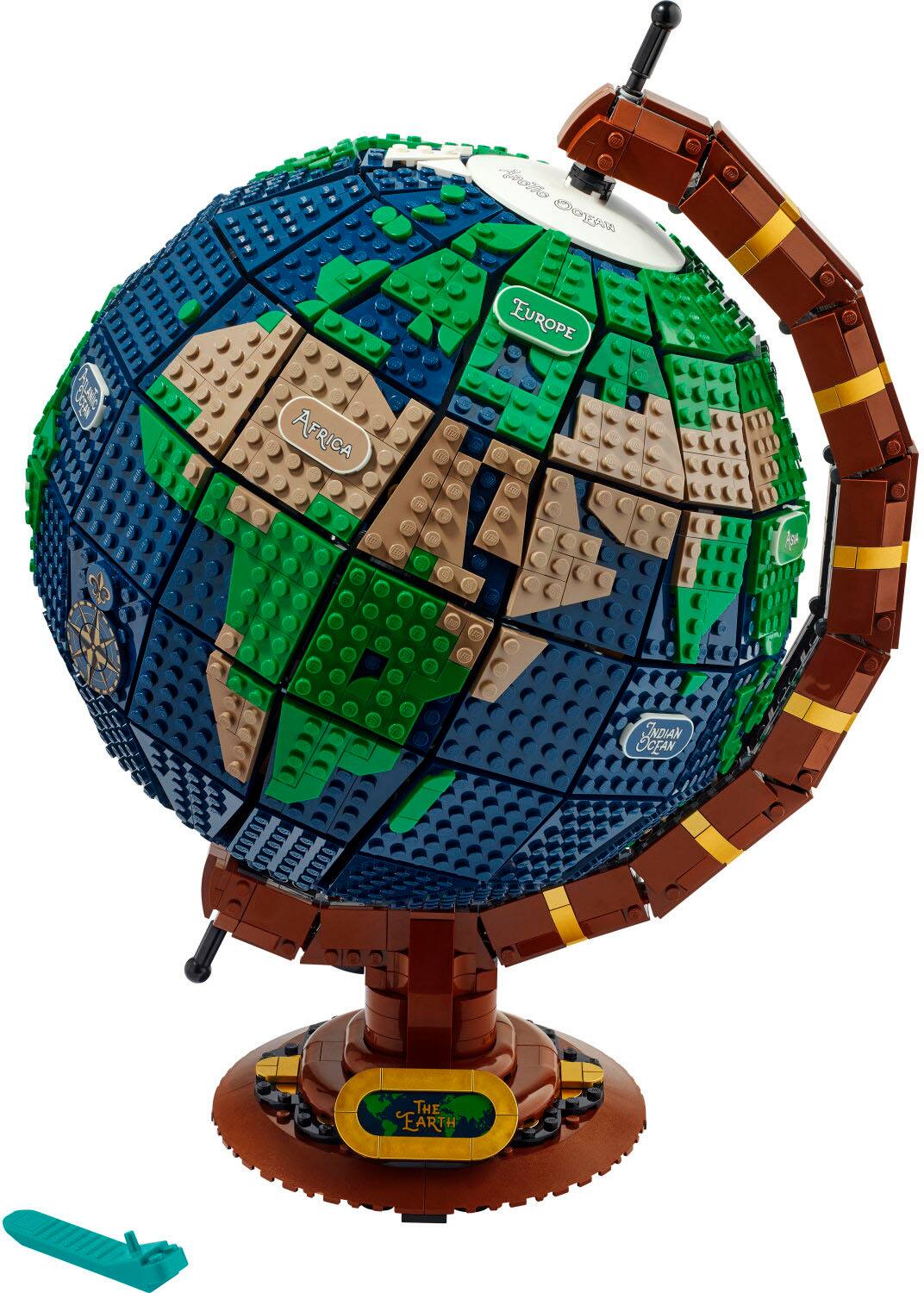 Left. LEGO - Ideas The Globe 21332 Toy Building Kit (2,585 Pieces).