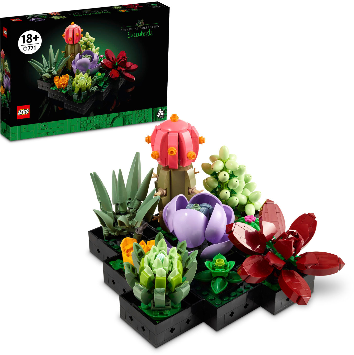 LEGO Succulents 10309 Plant Decor Toy Building Kit (771 Pieces) 6385788 ...