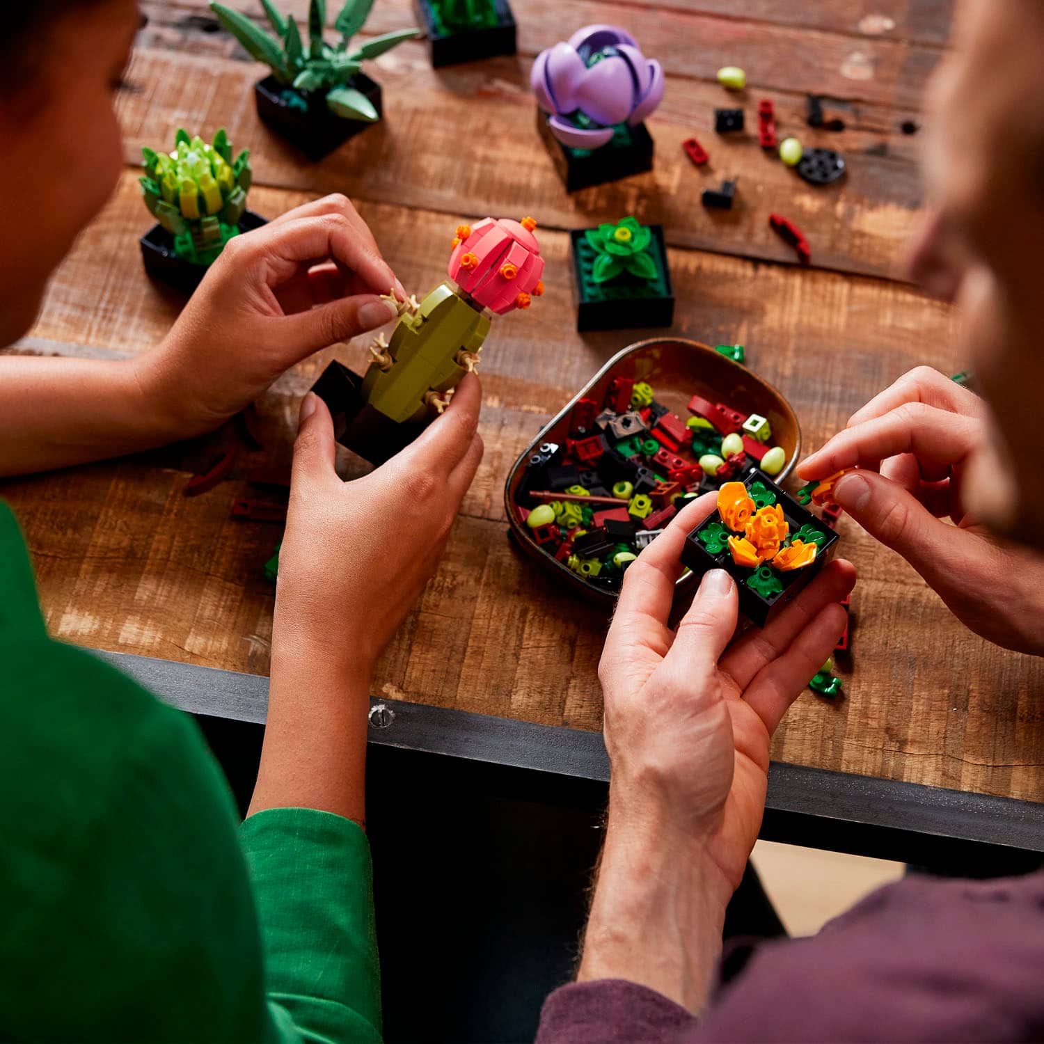 Alt View 12. LEGO - Succulents 10309 Plant Decor Toy Building Kit (771 Pieces).