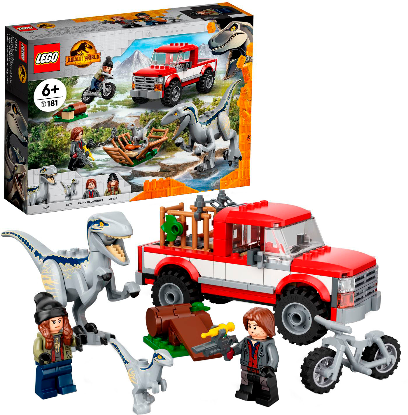 godt personlighed is LEGO Jurassic World Blue & Beta Velociraptor Capture 76946 Building Kit  (181 Pieces) 6332797 - Best Buy