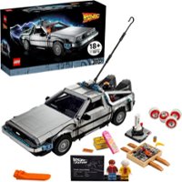 LEGO - Back to the Future Time Machine 10300 Toy Building Kit for Adults (1,856 Pieces) - Front_Zoom