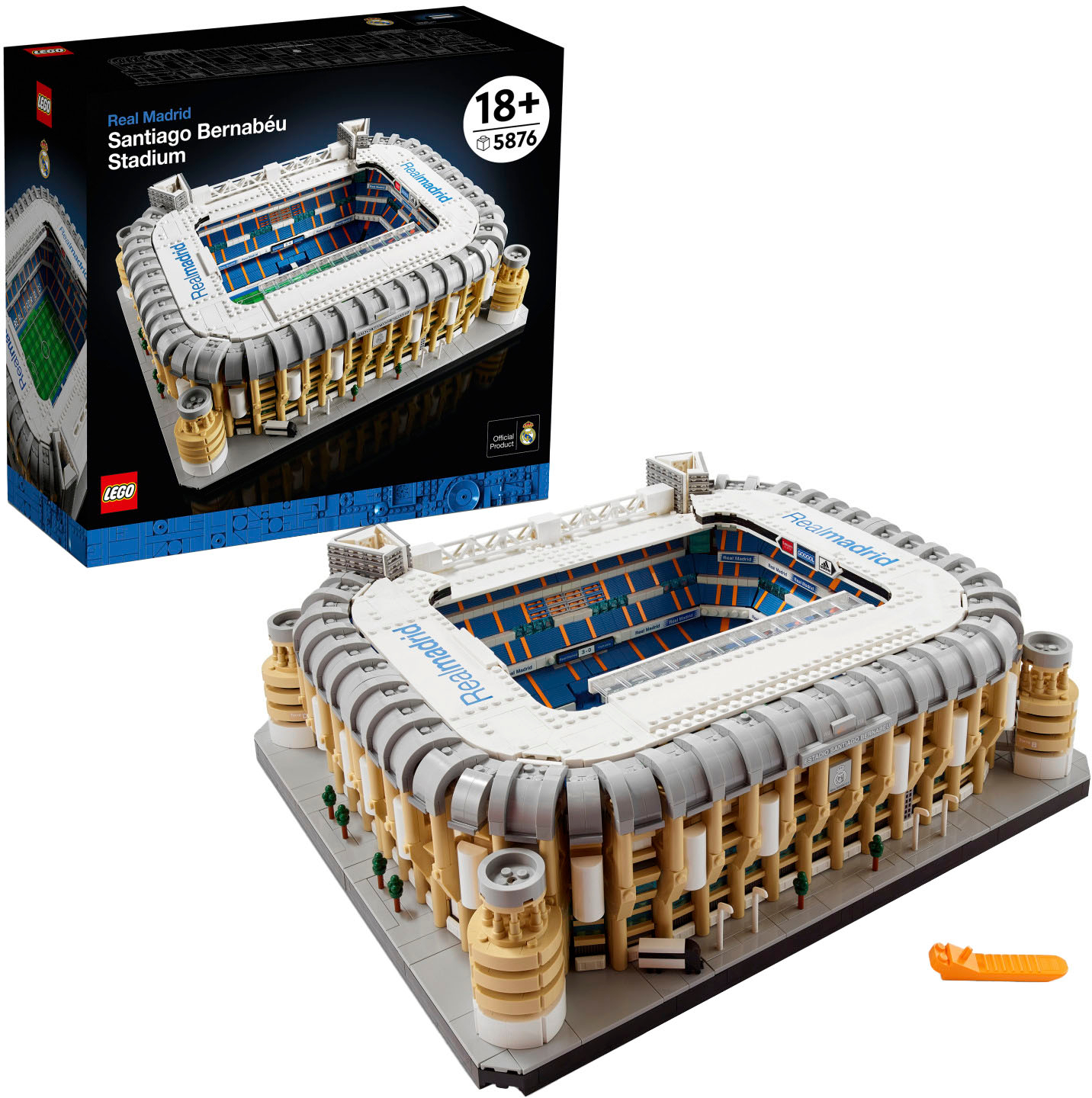 LEGO Real Madrid Santiago Bernabu Stadium 10299 Toy Building Kit (5,876 Pieces) - Best Buy
