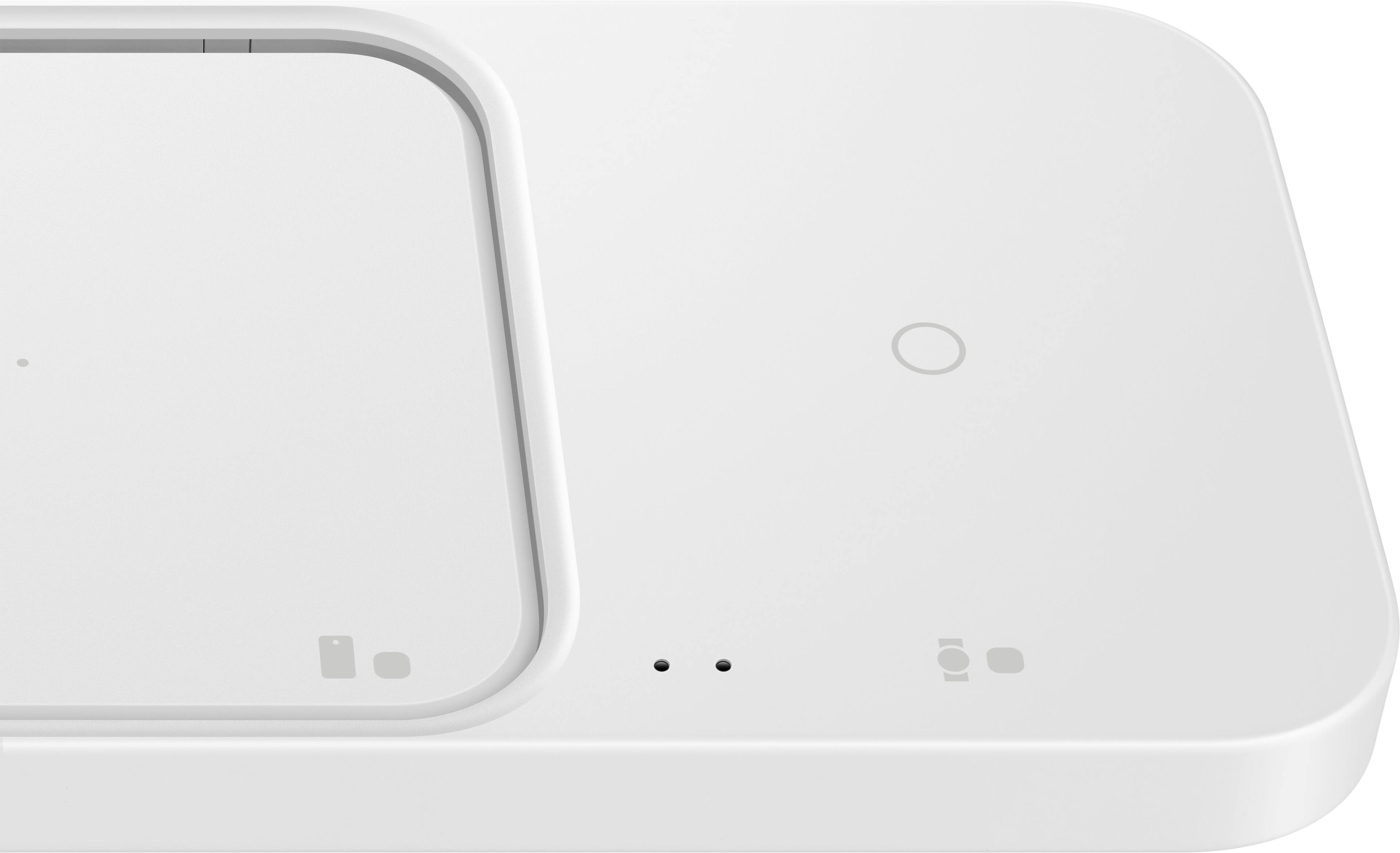 Alt View 14. Samsung - 15W Duo Fast Wireless Charger pad with Cable Only - White.