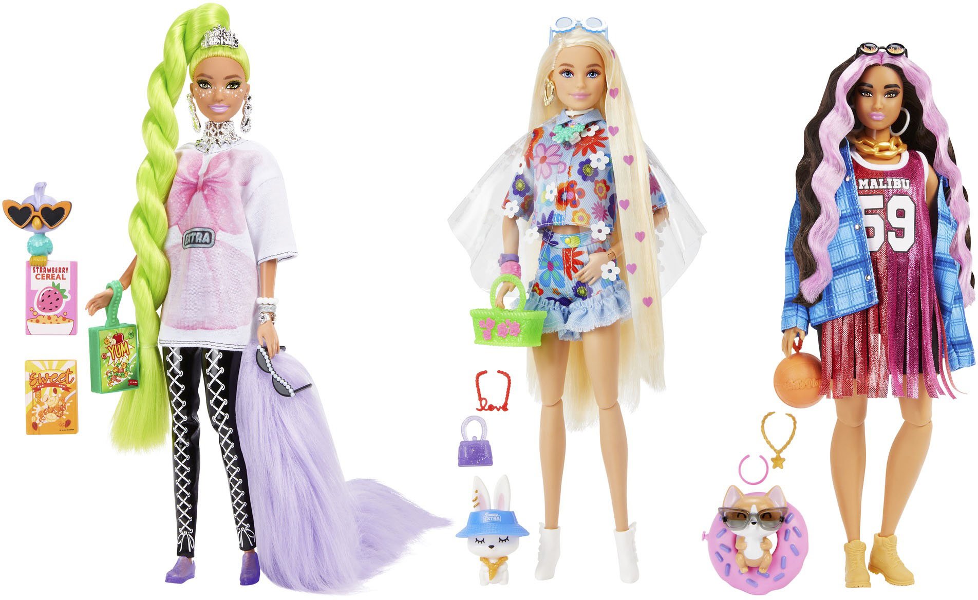 Barbie Extra Pack 5 Figure Multicolor
