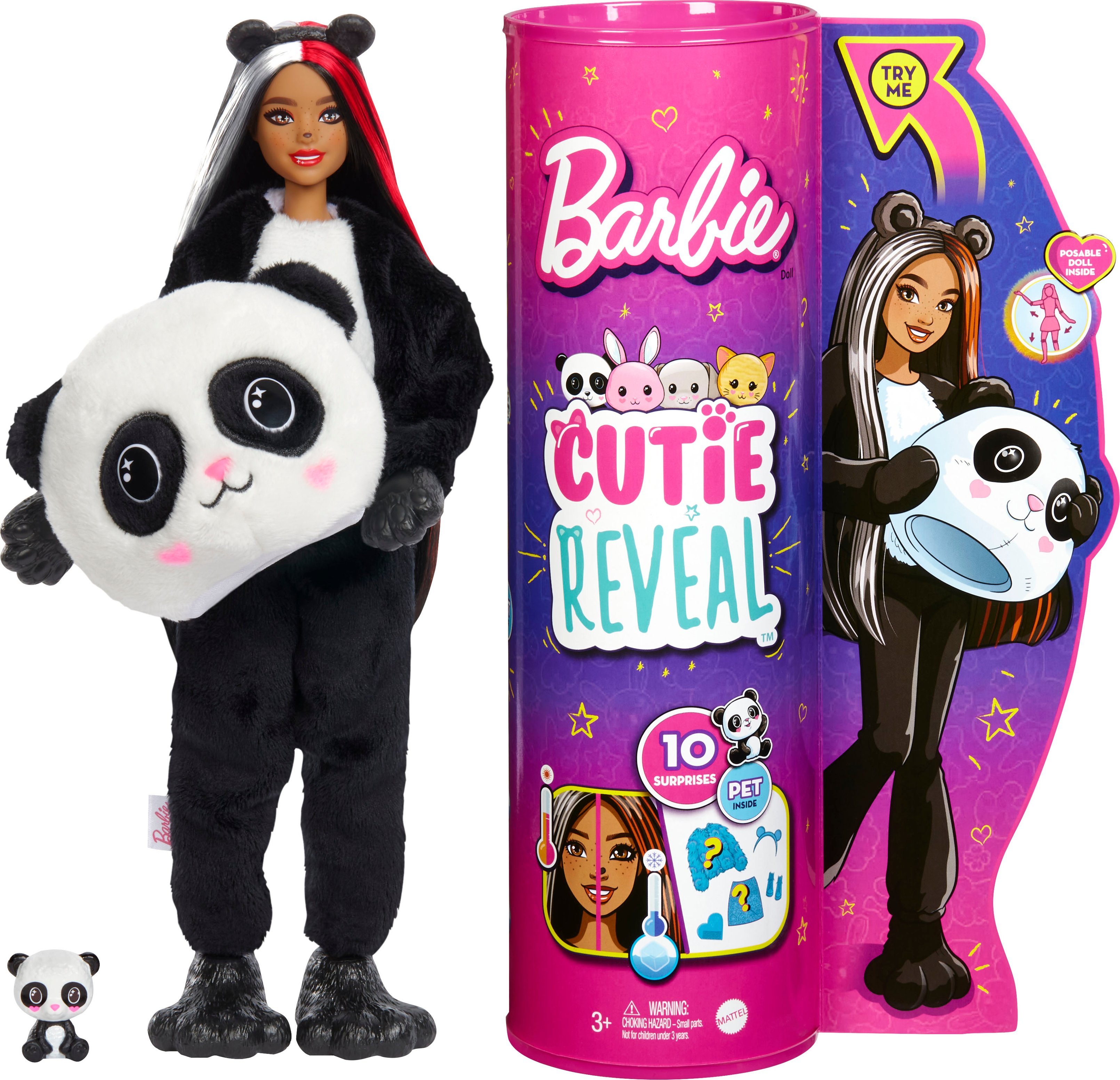 Barbie Cutie Reveal Doll Panda HHG22 - Best Buy