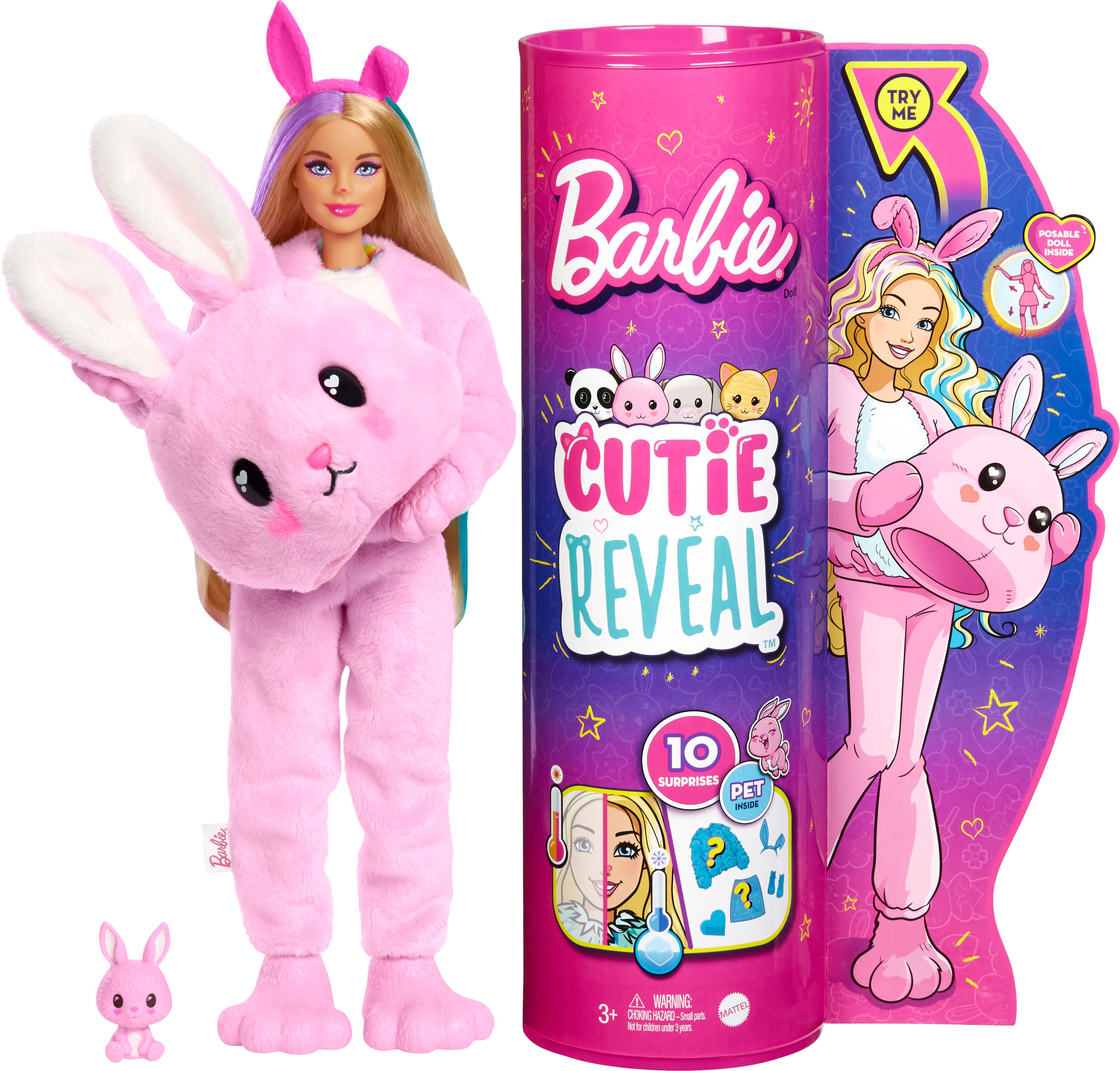 Barbie Cutie Reveal Doll Bunny Multi HHG19 - Best Buy