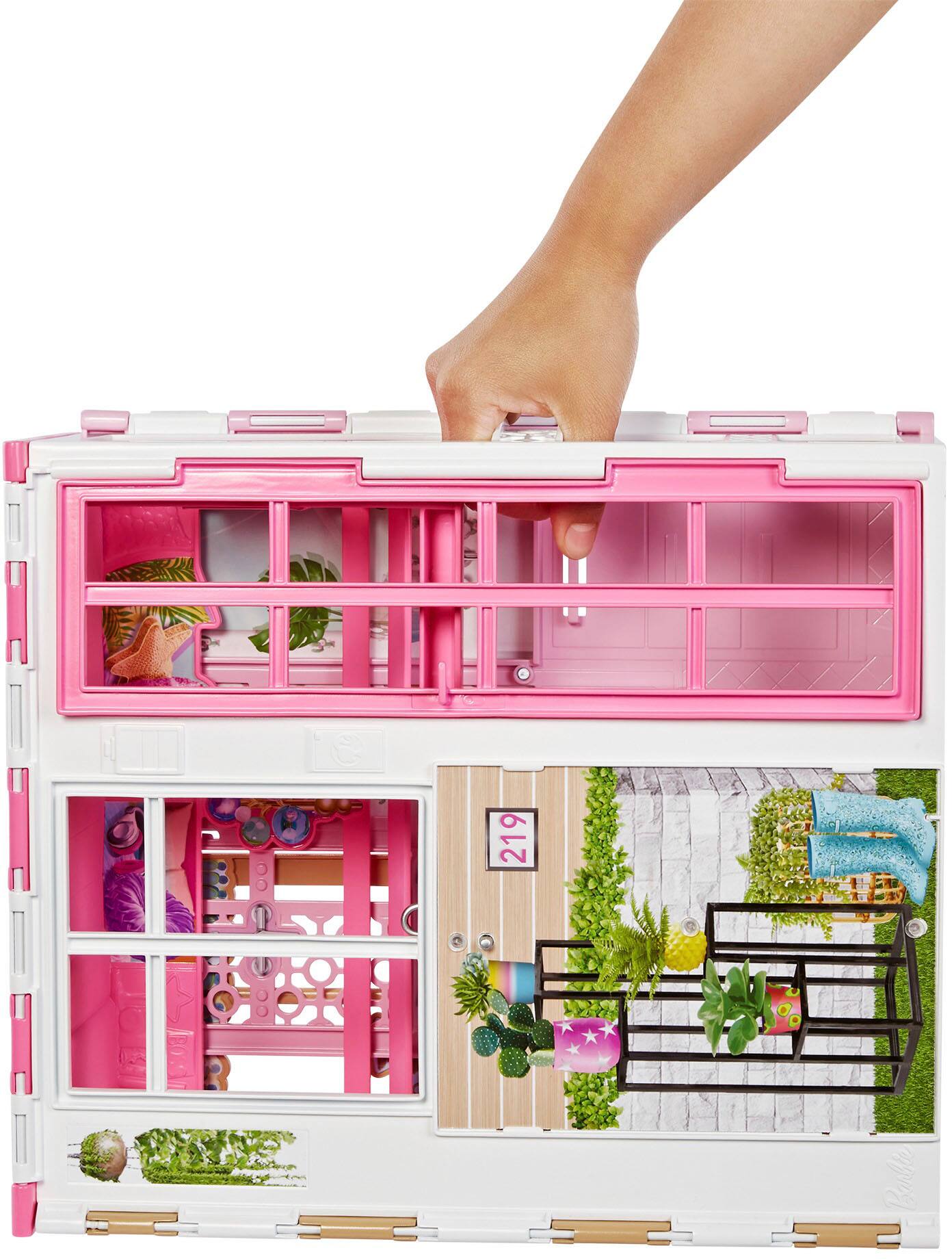 Best Buy: Barbie Dollhouse with Doll and Puppy HCD48