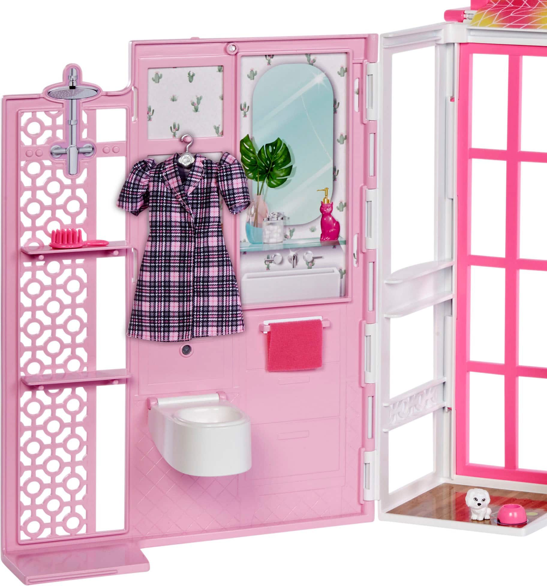 Best Buy: Barbie Dollhouse with Doll and Puppy HCD48