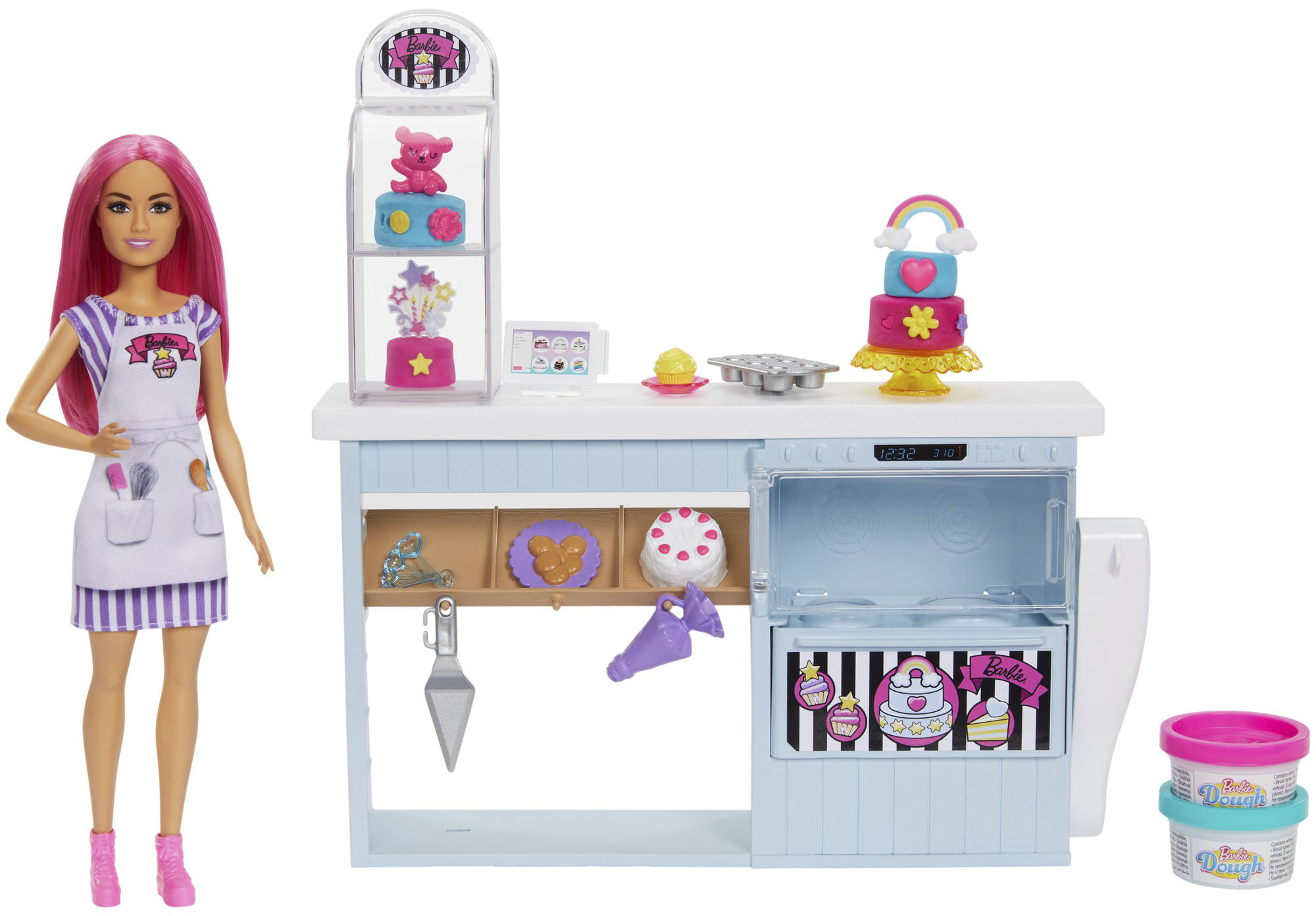 Barbie Bakery Playset and 12