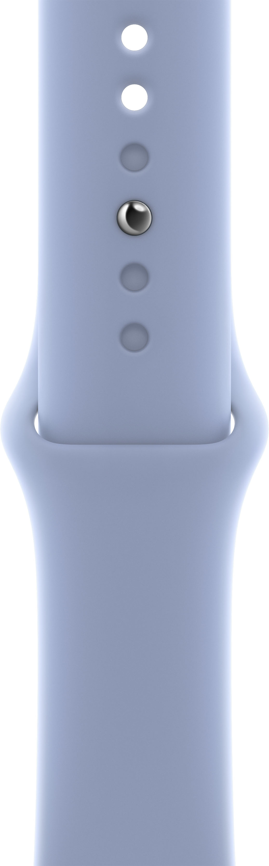 Left View: Apple Watch™ 41mm  Sport Band - Regular - Blue Fog