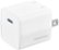 Alt View Zoom 11. Insignia™ - 30W USB-C Compact Wall Charger for MacBook Air, iPad and More - White.