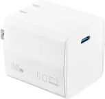 Front. Insignia™ - 65W USB-C Compact Wall Charger for MacBook Pro, MacBook Air, and most USB-C Laptops - White.