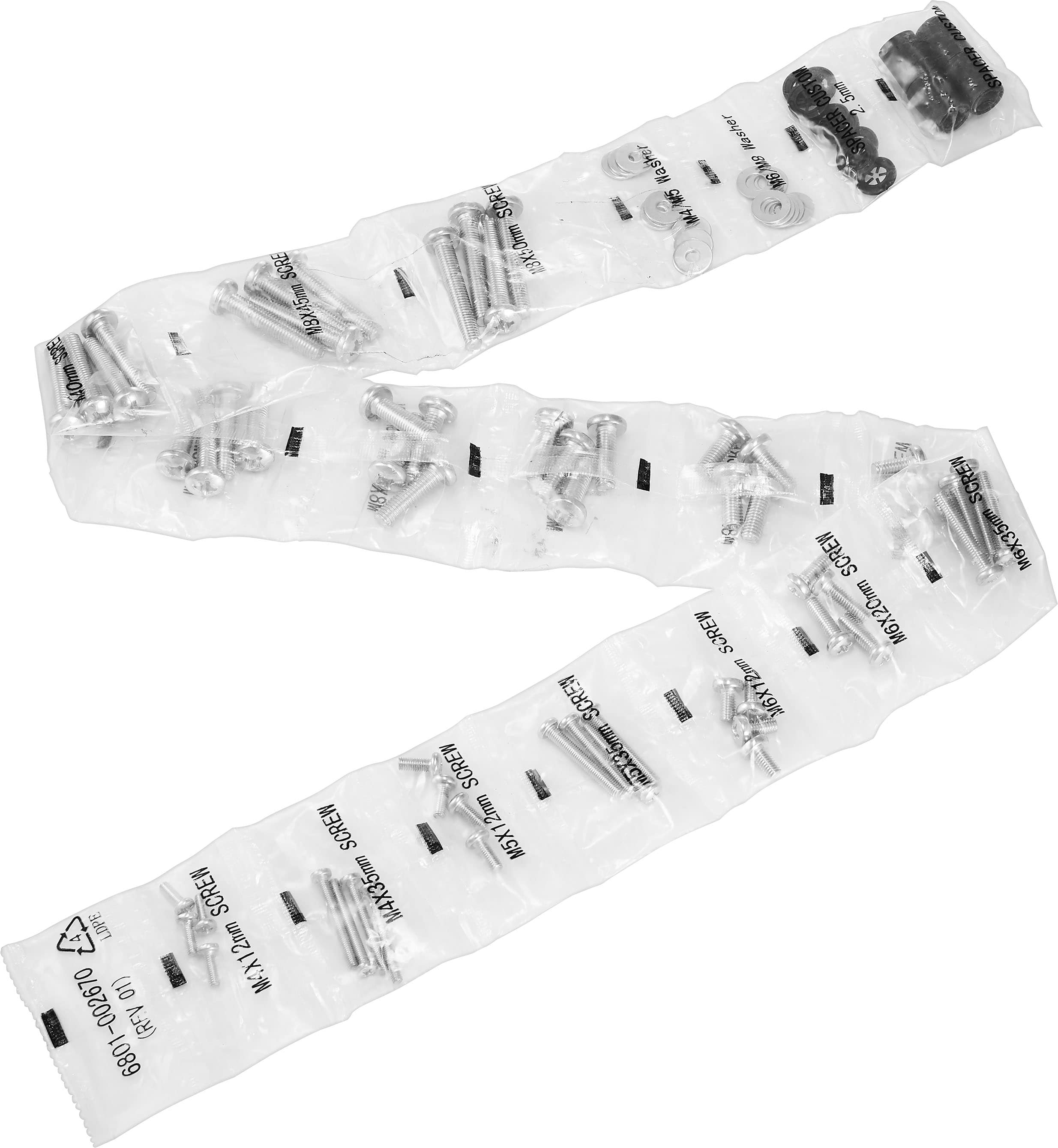 Alt View 13. Insignia™ - TV Wall Mount Hardware Kit - Silver.