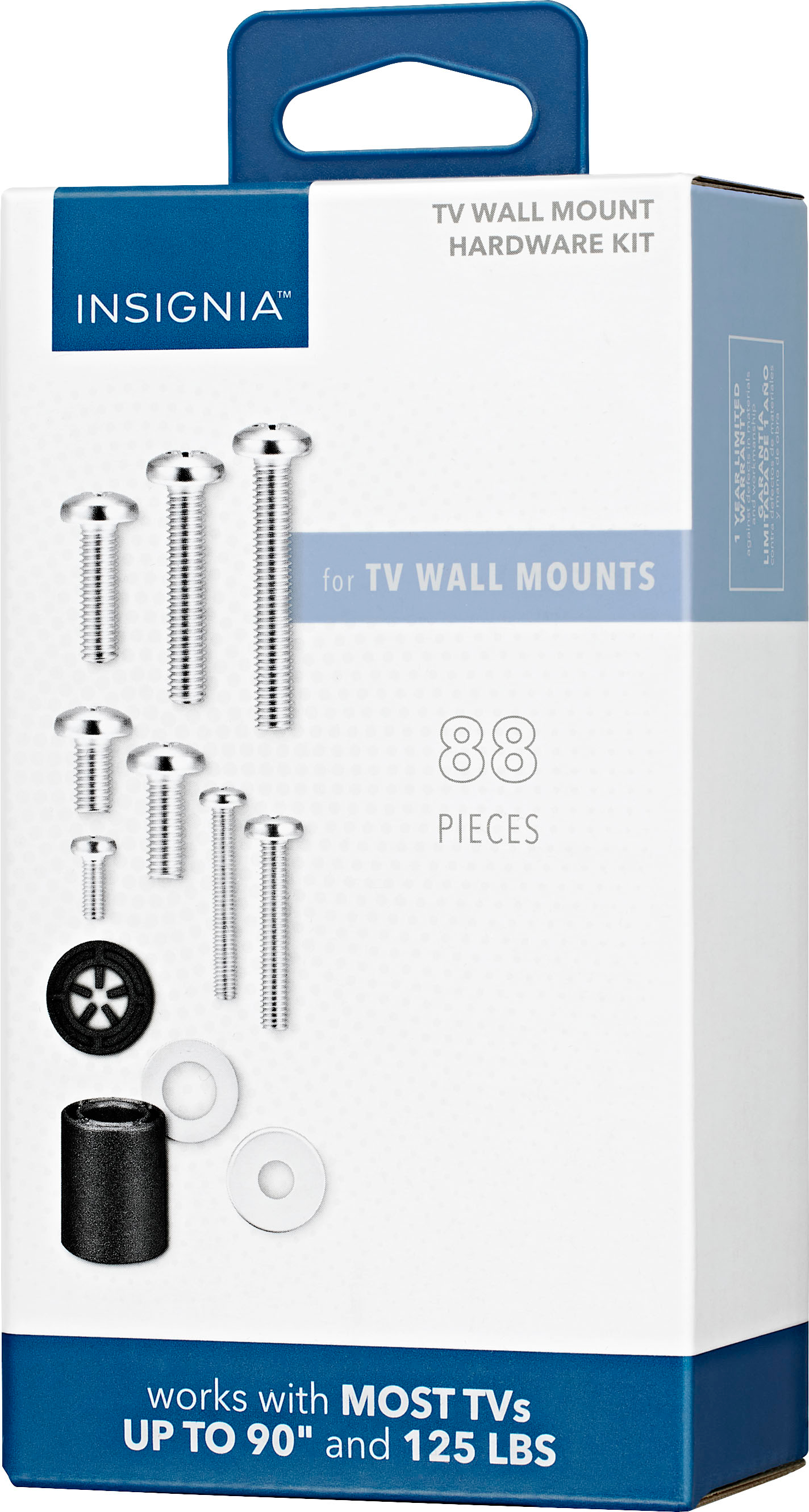 Penelope Skru ned Klappe Insignia™ TV Wall Mount Hardware Kit Silver NS-HTBOLT1 - Best Buy