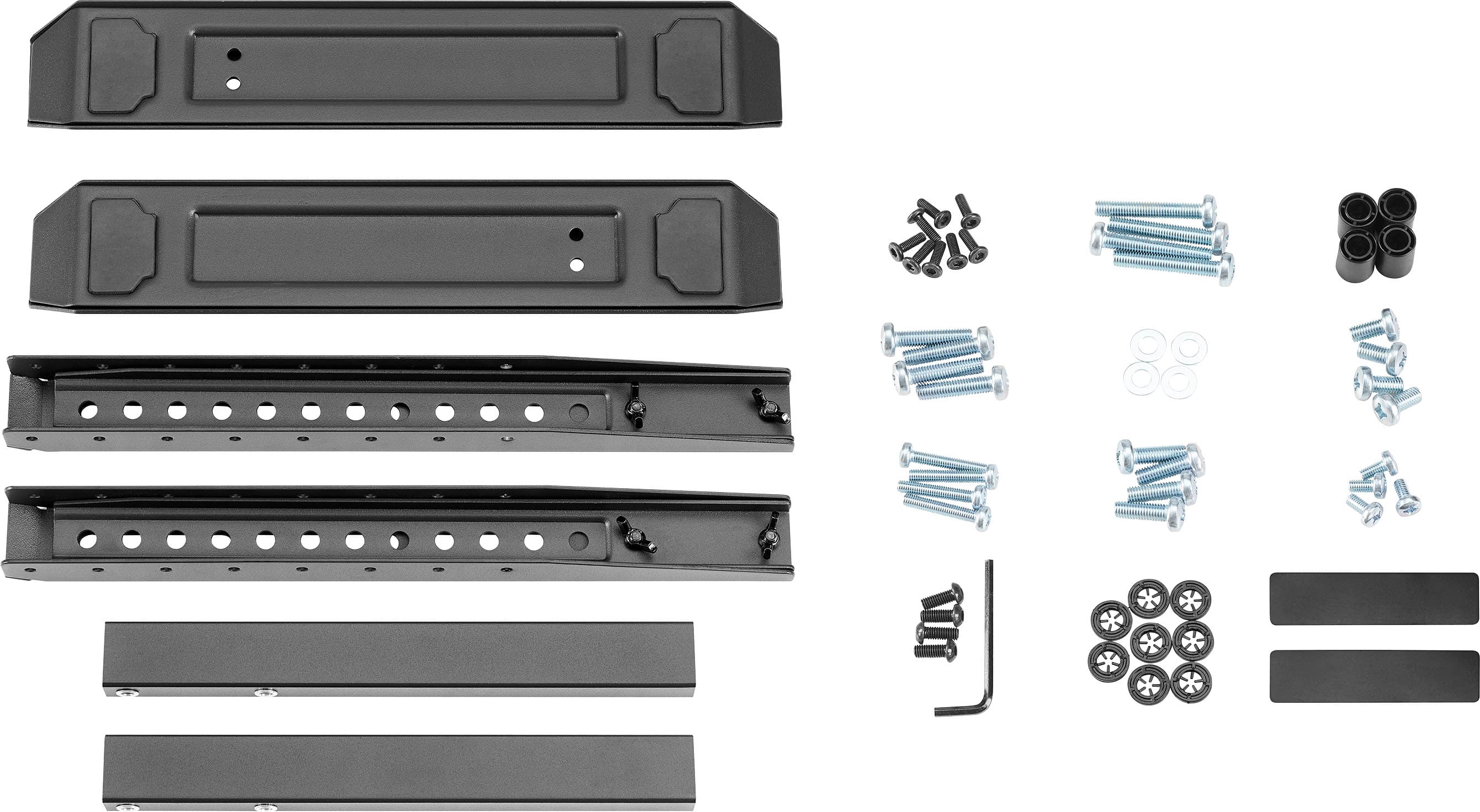 Alt View 17. Insignia™ - Universal TV Feet Replacement Kit for TVs 49"-77" or 100 lbs - Black.