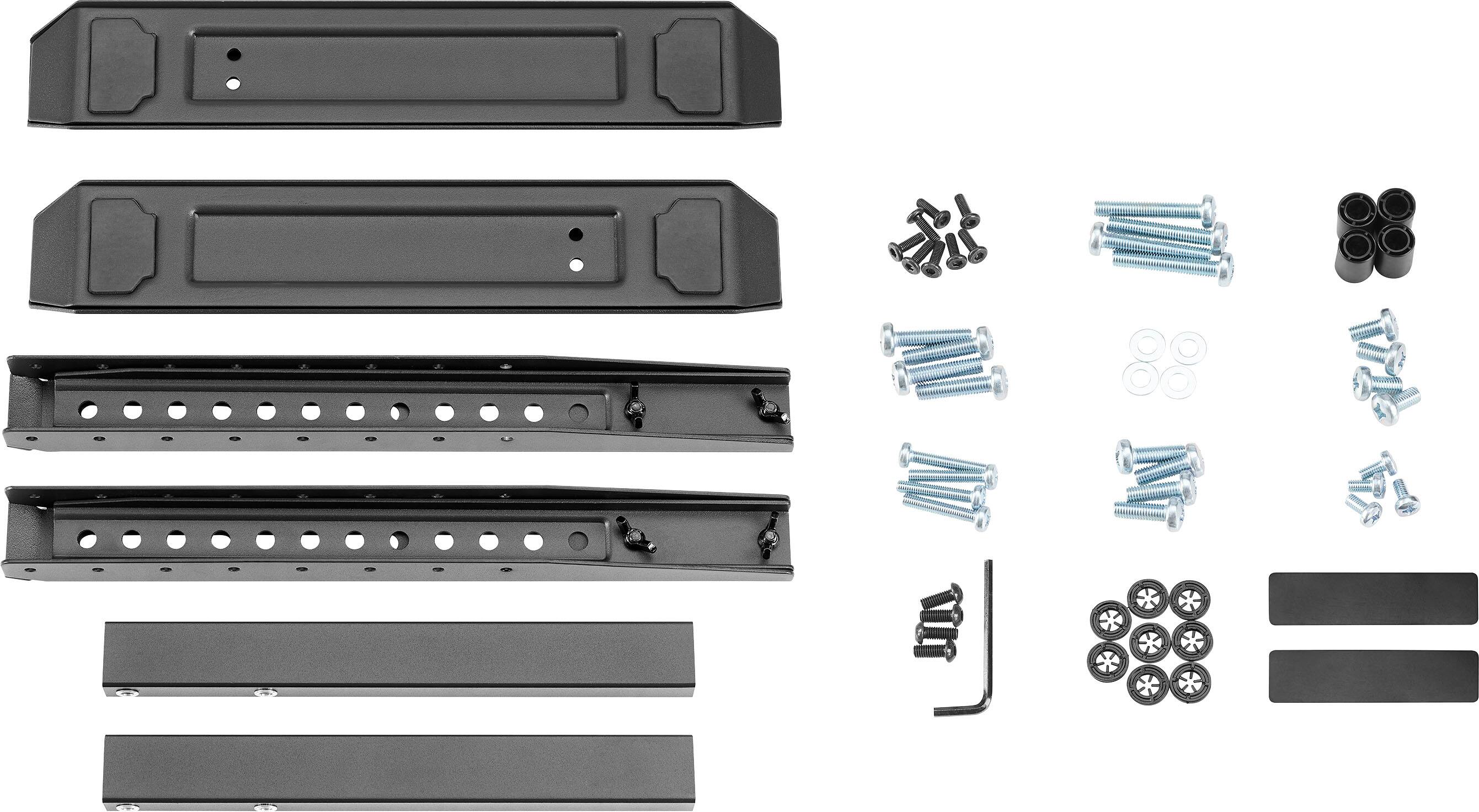 Alt View 17. Insignia™ - Universal TV Feet Replacement Kit for TVs 49"-77" or 100 lbs - Black.