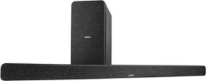Denon DHT-S517 Soundbar with Wireless Subwoofer and Dolby Atmos, Bluetooth - Black - Front_Zoom