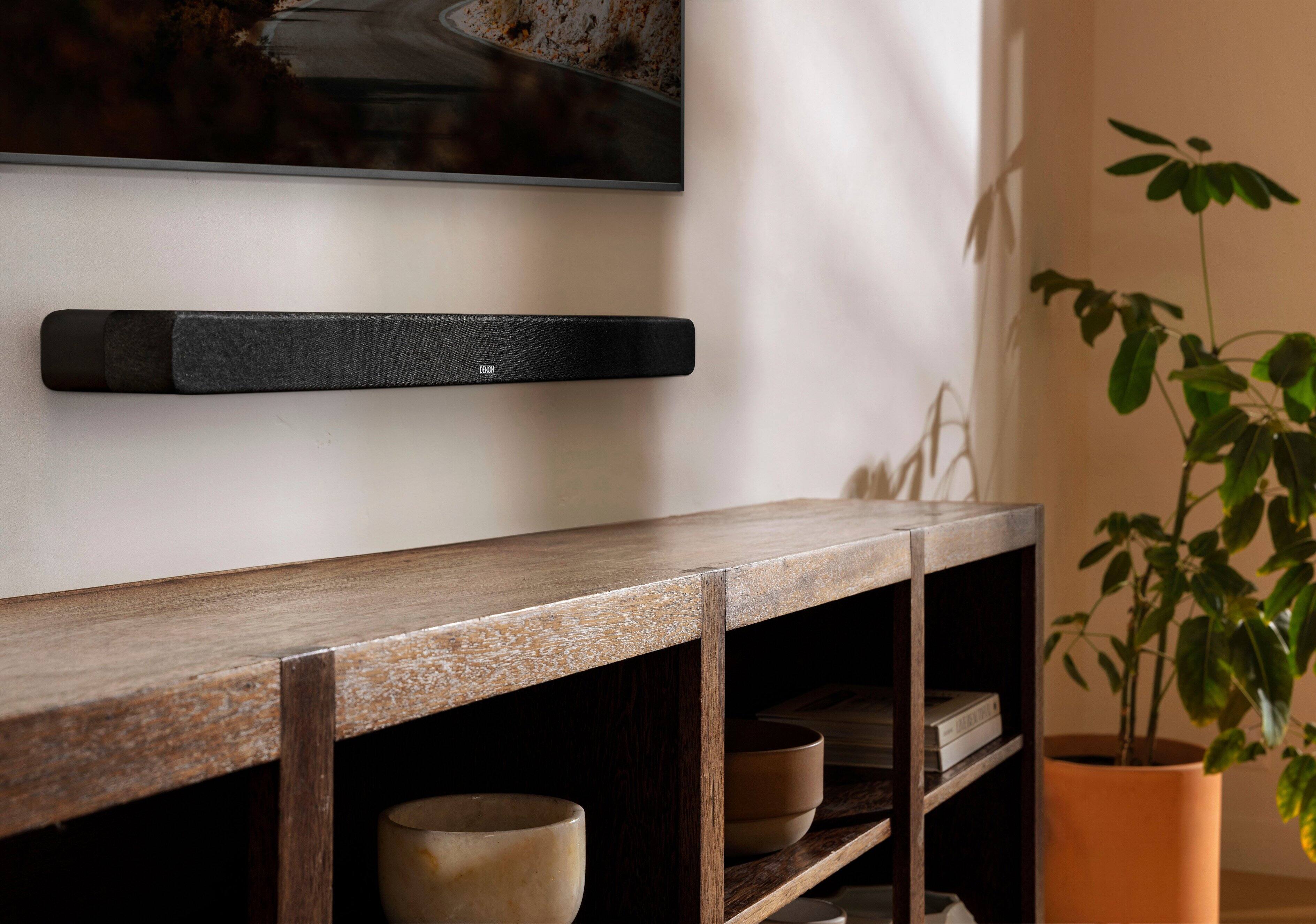 Alt View 13. Denon - DHT-S517 3.1.2 Ch Soundbar with Wireless Subwoofer and Dolby Atmos, Bluetooth - Black.