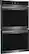 Angle. Frigidaire - Gallery 30" Double Electric Wall Oven with Total Convection - Black Stainless Steel.