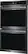 Left. Frigidaire - Gallery 30" Double Electric Wall Oven with Total Convection - Black Stainless Steel.