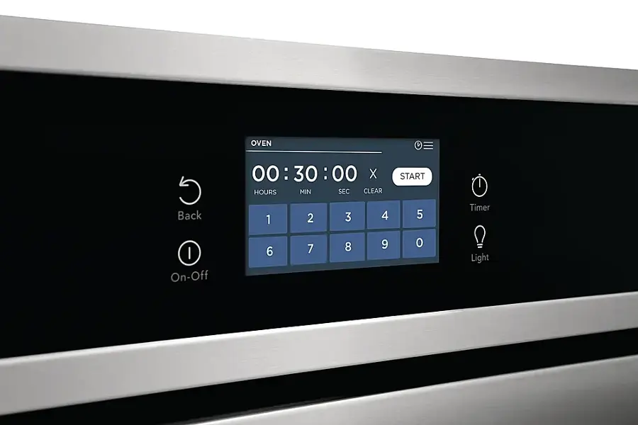 Alt View 11. Frigidaire - 30" Built-in Single Electric Wall Oven with Fan Convection - Stainless Steel.
