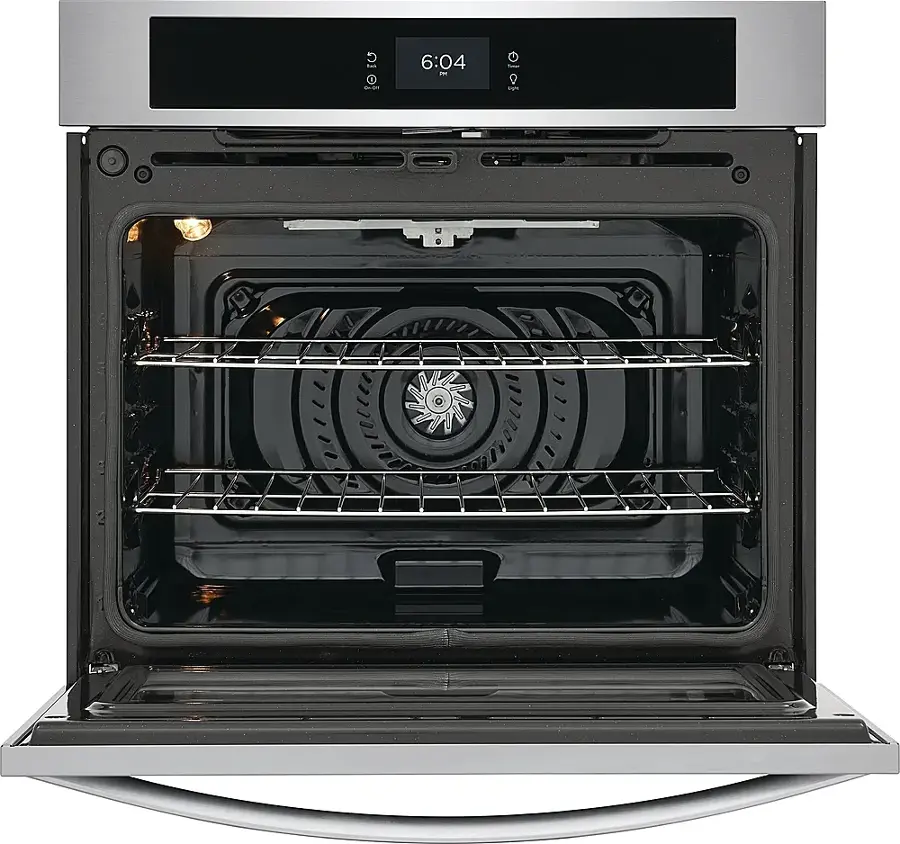 Alt View 13. Frigidaire - 30" Built-in Single Electric Wall Oven with Fan Convection - Stainless Steel.