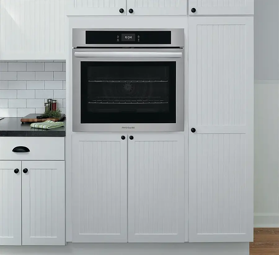 Alt View 18. Frigidaire - 30" Built-in Single Electric Wall Oven with Fan Convection - Stainless Steel.