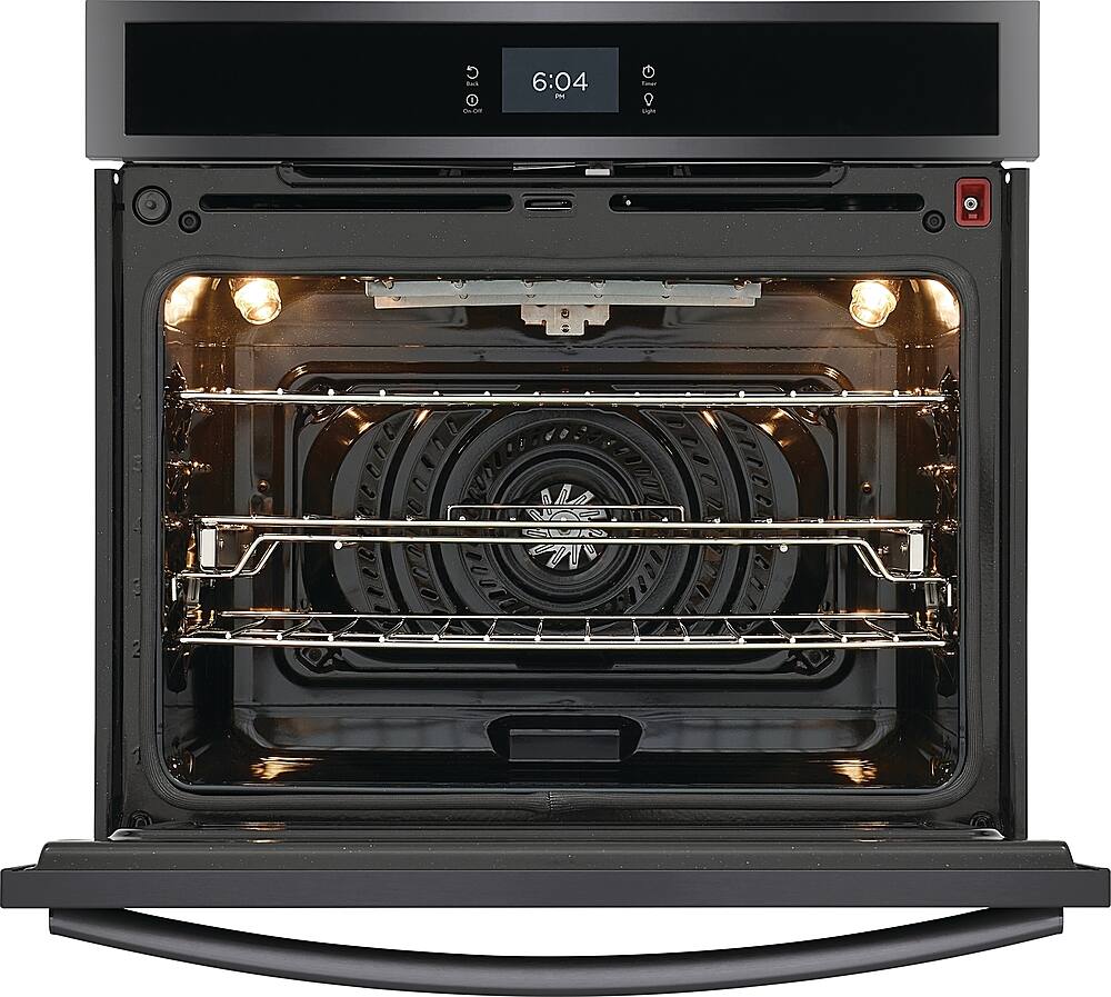 Alt View 11. Frigidaire - Gallery 30" Built-in Single Electric Wall Oven with Total Convection - Black Stainless Steel.