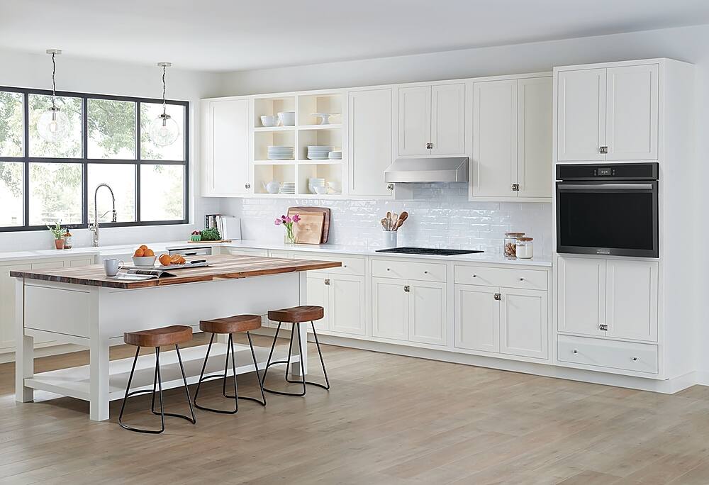 Alt View 17. Frigidaire - Gallery 30" Built-in Single Electric Wall Oven with Total Convection - Black Stainless Steel.