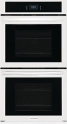 Frigidaire - 27" Built-in Double Electric Wall Oven with Fan Convection - White - Front_Zoom