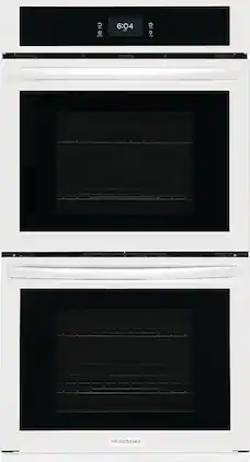 Frigidaire - 27" Built-in Double Electric Wall Oven with Fan Convection - White