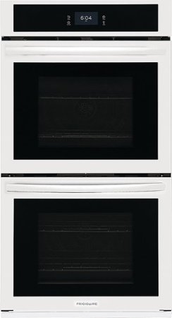 Frigidaire - 27" Built-in Double Electric Wall Oven with Fan Convection - White