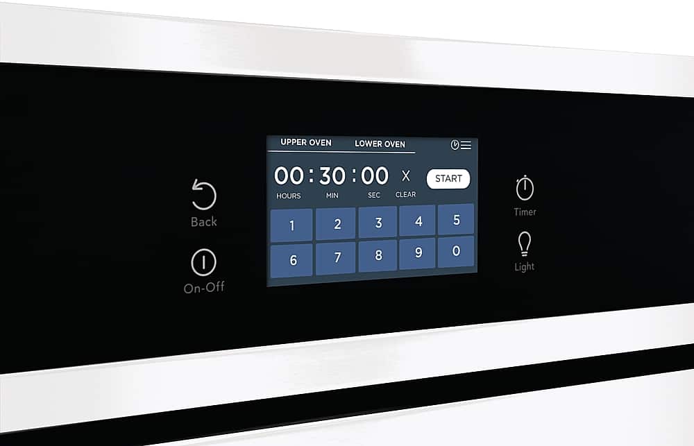 Alt View 12. Frigidaire - 27" Built-in Double Electric Wall Oven with Fan Convection - White.