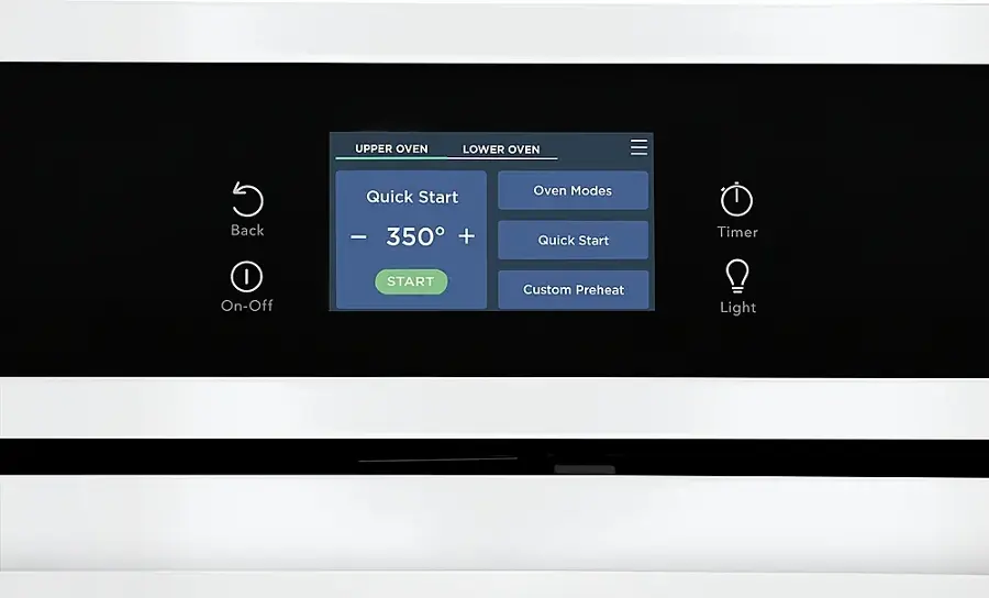 Alt View 13. Frigidaire - 27" Built-in Double Electric Wall Oven with Fan Convection - White.