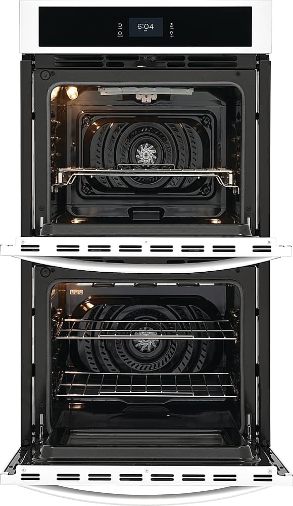 Alt View 1. Frigidaire - 27" Built-in Double Electric Wall Oven with Fan Convection - White.