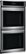 Angle. Frigidaire - 27" Built-in Double Electric Wall Oven with Fan Convection - Stainless Steel.