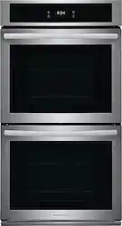 Frigidaire - 27" Built-in Double Electric Wall Oven with Fan Convection - Stainless Steel - Front_Zoom
