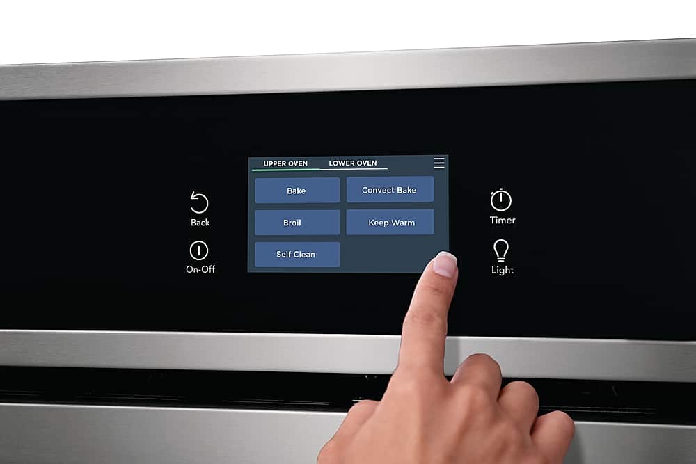 Alt View 11. Frigidaire - 27" Built-in Double Electric Wall Oven with Fan Convection - Stainless Steel.