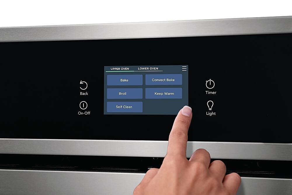 Alt View 11. Frigidaire - 27" Built-in Double Electric Wall Oven with Fan Convection - Stainless Steel.