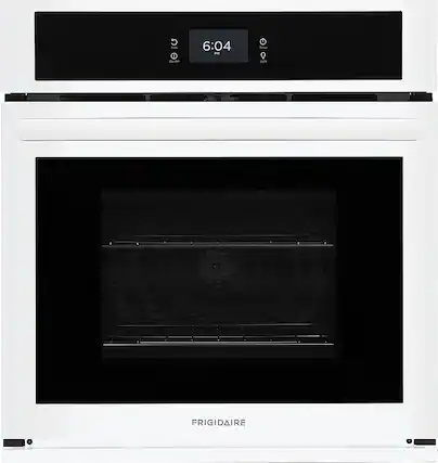 Front. Frigidaire - 27" Built-in Single Electric Wall Oven with Fan Convection - White.