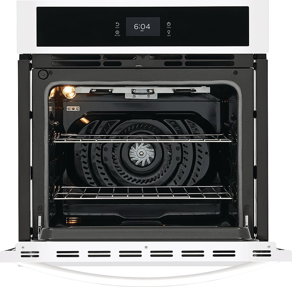 Alt View 13. Frigidaire - 27" Built-in Single Electric Wall Oven with Fan Convection - White.