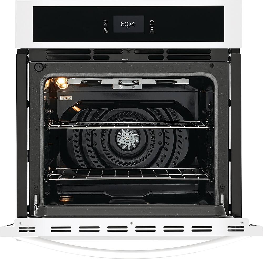 Alt View 13. Frigidaire - 27" Built-in Single Electric Wall Oven with Fan Convection - White.