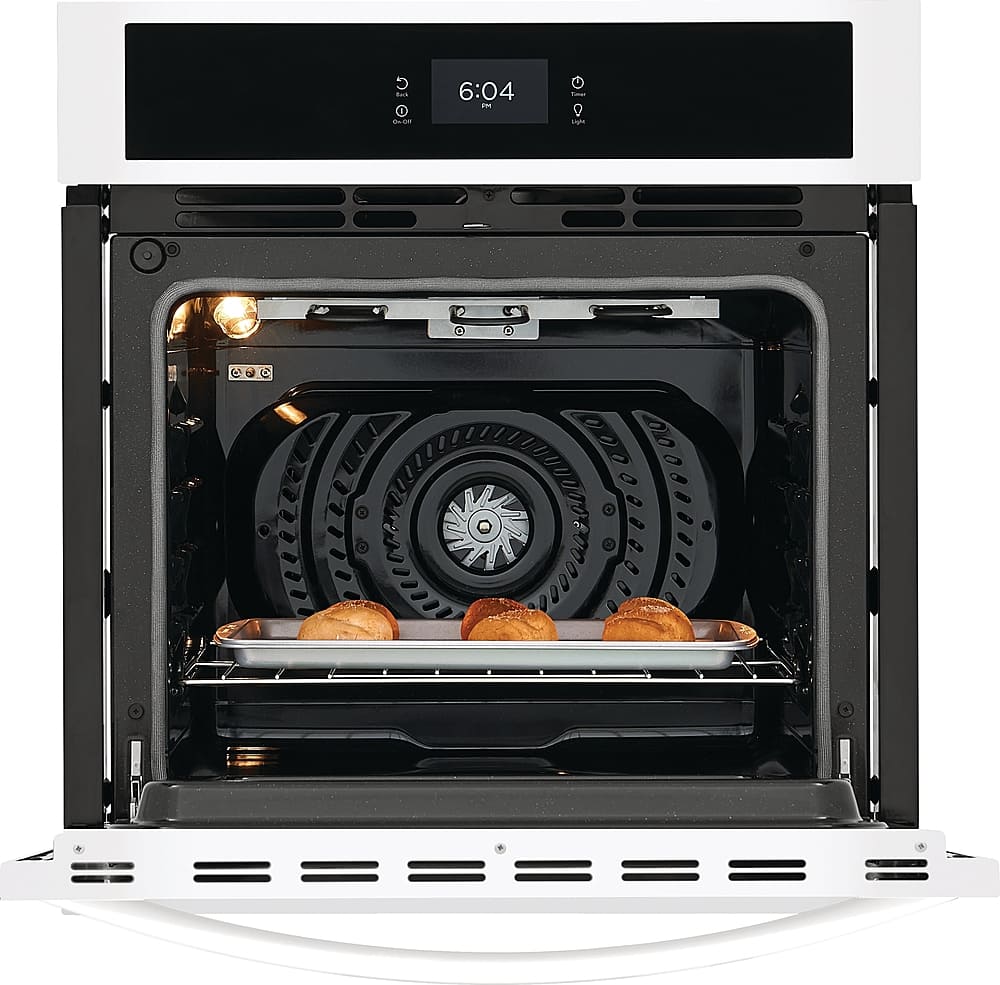 Alt View 14. Frigidaire - 27" Built-in Single Electric Wall Oven with Fan Convection - White.